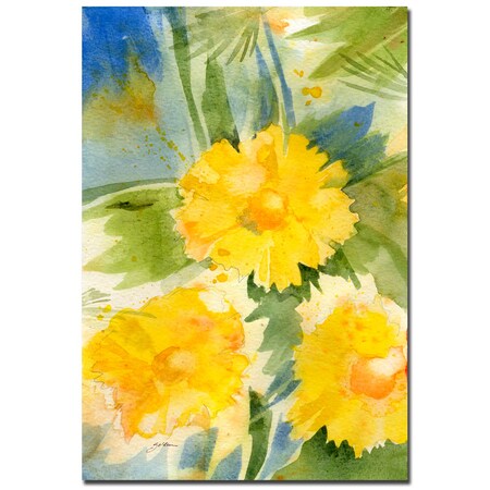 Sheila Golden 'Wild Flowers' Canvas Art,22x32